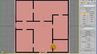 3DS Max - Pt 1 - Extruding a Floor Plan