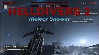 Helldivers 2-Meteor Shower. Guess I was meant to live. 😅☄️