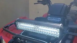 Como instalar barra de led no quadriciclo Honda Fourtrax
