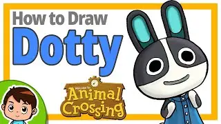 How to draw Dotty from Animal Crossing