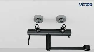 installation of a wall mounted kitchen mixer reference DKG001MB