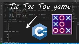 tic tac toe game in #cpp // #trending #codelover #tictactoe