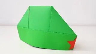 Origami Cap Another way to make a cap from A4 paper DIY crafts for May 9