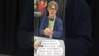 Sean Schemmel (Goku Voice Actor) / Greetings at LA Comic Con 2022