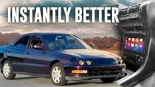 Major Upgrade For The Integra! One Car Stereo CarPlay Radio Install and Overview