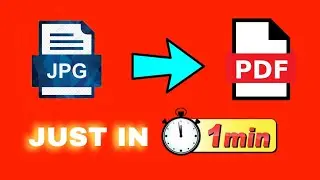 Convert JPG to PDF in just 1 Min With TS // JPG 👉PDF | Tech With Sru