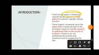 Introduction of Vitamin #csirnet #gatexl2023 #biomolecules