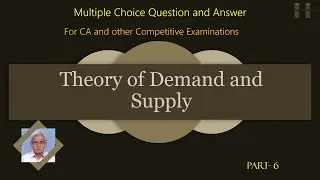 Theory of Demand and Supply  MCQ -   CA  Question-Answer PART - 6