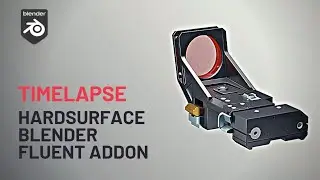 ||TACTICAL SCOPE|| Hardsurface Modeling using Blender and fluent addons