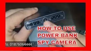 How To Use Mini Wifi Hidden Spy Power Bank IP Camera