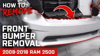 How to Remove Stock Front Bumper | 2009-2018 RAM 1500