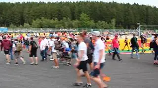 Spa Francorchamps 27/08/2017 after race at La Source panoram
