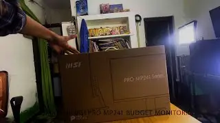 MSI PRO MP241X - Professional Computer Monitor 24 inches - 16:9 Full HD  75Hz - UNBOXING !!!!!
