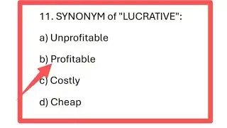 Quick Synonym Test: Objective MCQs for Practice !! Synonyms practice set