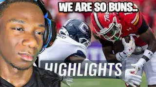 UCONN FAN Reacts to UConn Huskies vs. Maryland Terrapins Highlights | College Football..