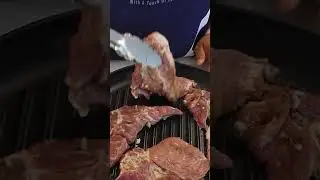 "Butcher's Tip: Perfectly Cooked Pork Scotch Fillet Steak with Flavorful Mushroom Sauce"
