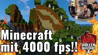 Minecraft mit 4000 fps und in UHD/4K auf der Höllenmaschine X | 