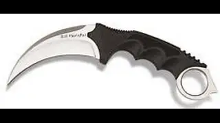 Как сделать керамбит из дерева  CS:GO / How to make a karambit from  CS:GO