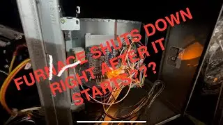 WHY DOES MY GAS FURNACE KEEP SHUTTING OFF?  IT STARTS AND THEN TRIES TO START AGAIN????