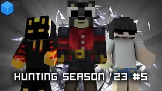CUBECRAFT HUNTING SEASON '23 #5 | TheGoldRobber, DeEngeAardbei & BearzInSquares (with Hunter POV)