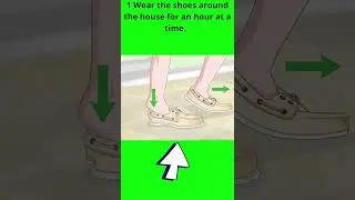 stretch new shoes