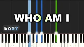 Casting Crowns - Who Am I | EASY PIANO TUTORIAL BY Extreme Midi