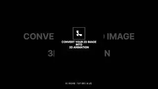 Convert your 2D image into 3D Animation , leiapix
