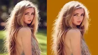 how to cut out hair in photoshop smoothly