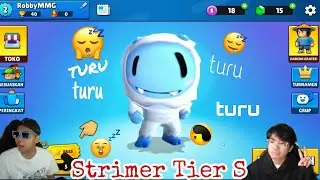 Streamer Tier S malah TURU😴digame Stumble guy🥳w/Napking🕺