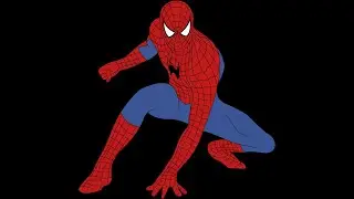 Spiderman | drawing illustration | adobe illustrator