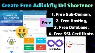 ❤️‍🔥 Making URL shortener 🆓 Free hosting and free domain by Adlinkfly Script Free 🥰  in Mobile Free.