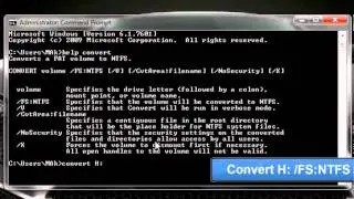 The file is too large for the destination file system - Convert from FAT32 to NTFS