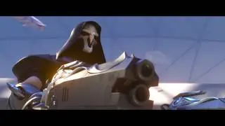 The Overwatch Cinematic Trailer but everytime a bullet is fired Lucio says Oh yeah