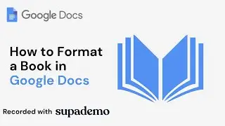 How to Format a Book in Google Docs