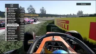 Ocon at Hungary