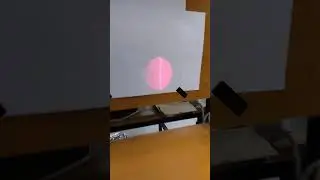 Interference of light from a double prism 
