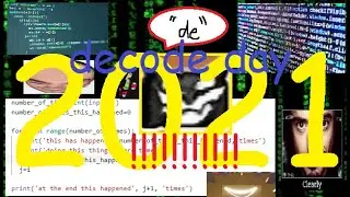 just a normal decode completion on international decode day 2021