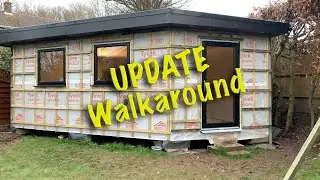 DIY Garden Office - Games Room -  Update walkaround