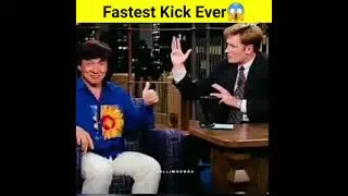 World's Fastest Kick Ever 😱 | Jackie Chan Kick Reporter #shorts