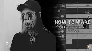 how to make a GHOSTEMANE type beat | dark trap on Fl Studio Mobile