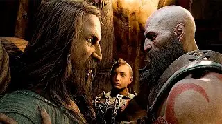 Kratos And Atreus Free Tyr From Odin's Prison - God of War Ragnarok (GOWR PS5)