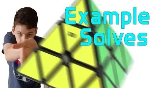 EXAMPLE SOLVES DE PYRAMINX (L4E)!