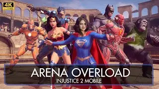 nerves hitting arenas 🙀 Injustice 2 mobile🔥 girl of Steel, gorilla, wonder woman, Batman, power girl