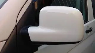 Volkswagen T5 Transporter Side Rearview Mirror Restoration Body Repair and Painting ®️