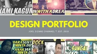 AKU BUAT DESIGN YOUTUBE THUMBNAIL UNTUK CARDOCK | JOEL ZIZANE CHANNEL DESIGN PORTFOLIO