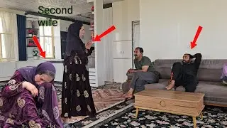 When the second wife begs her husband for her needs...