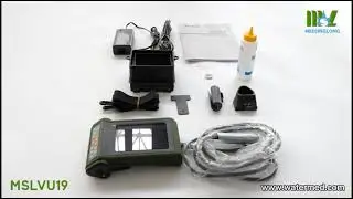 Portable vet reversible screen ultrasound machine  MSLVU19 MSL Professional medical device operation