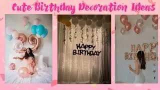 Eligant N Easy Birthday Decoration Ideas  / #birthdaydecoration #cake @Craftyu