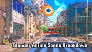Anime Scene in Blender - Breakdown | Blender 3.6