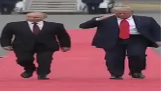 Широкие Путин и Трамп встречаются на Аляске